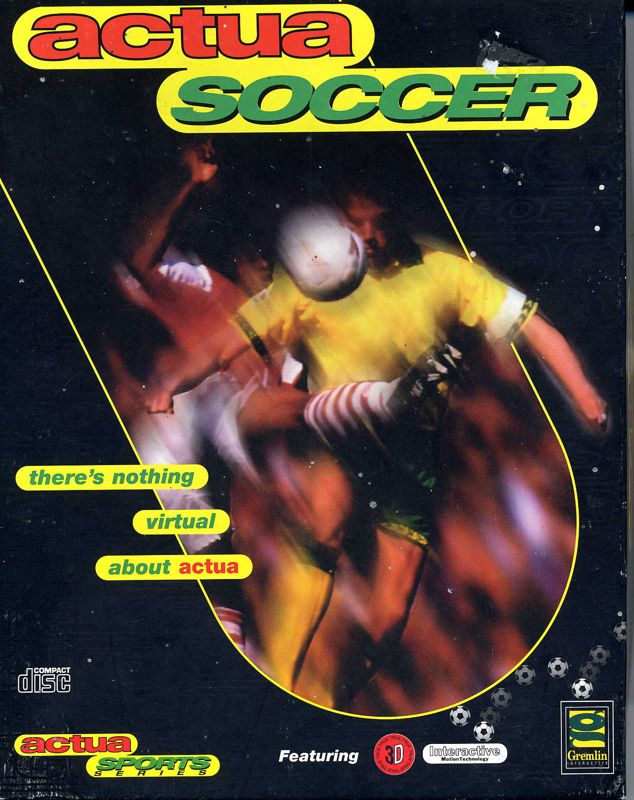 VR Soccer box art for Sega Saturn